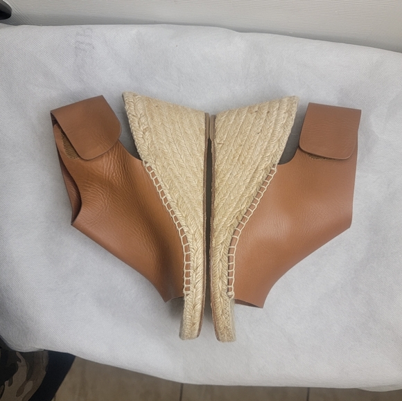 Céline Phoebe Philo Leather Espadrille Wedges size 39 - Picture 4 of 16